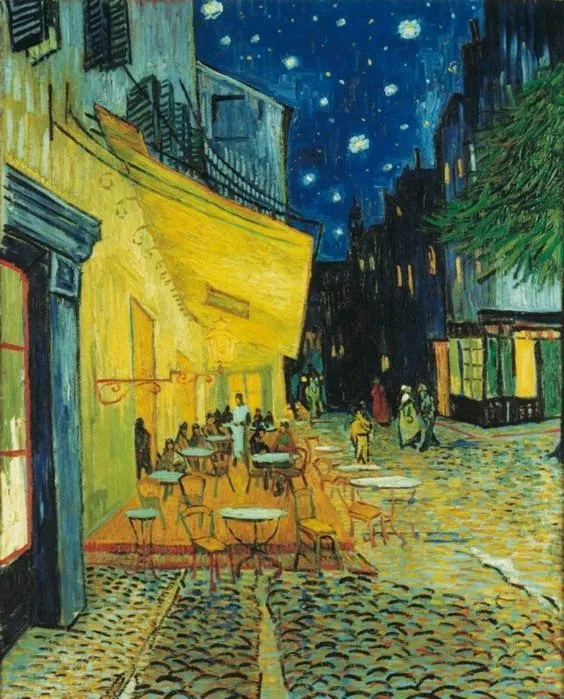 Puzzle Puzzle 1000 Van Gogh - Nočná terasa kaviarne