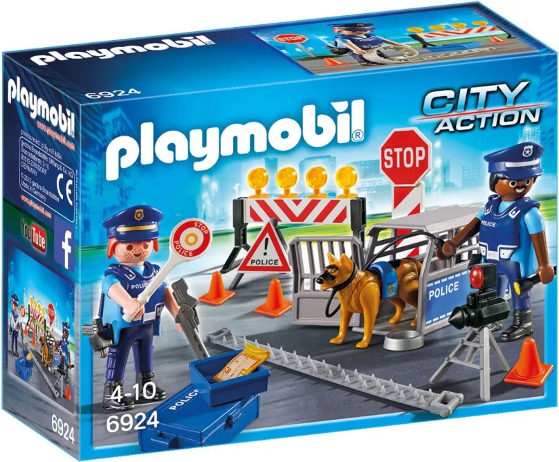 Stavebnica Playmobil Policajný zátaras