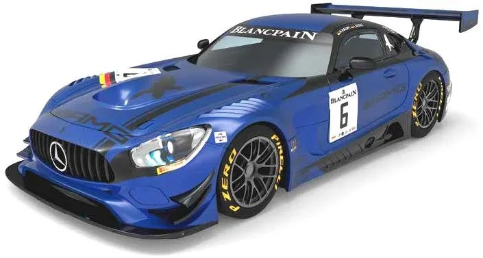 Autíčko pre autodráhu SCX Original Mercedes AMG GT3 Black Falcon