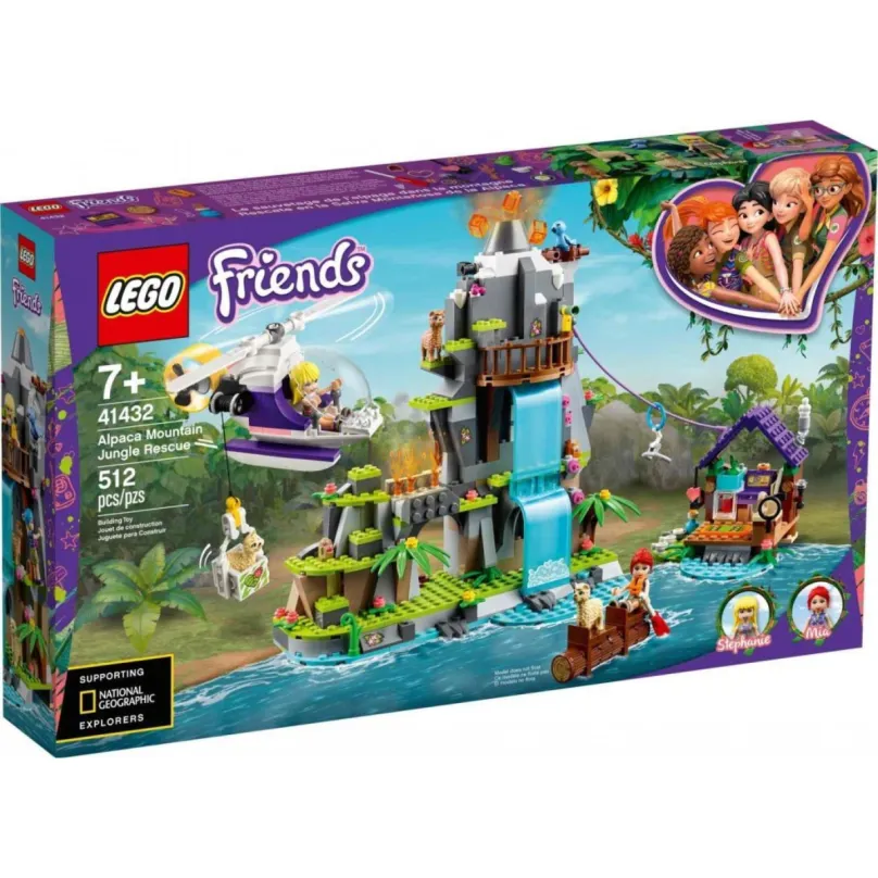 LEGO stavebnica LEGO® Friends 41432 Záchrana lamy na horách v džungli