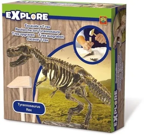 Didaktická hračka SES Kostra T-rex, vhodná od 4 rokov