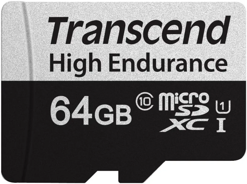 Pamäťová karta Transcend microSDXC 64GB 350V + SD adaptér