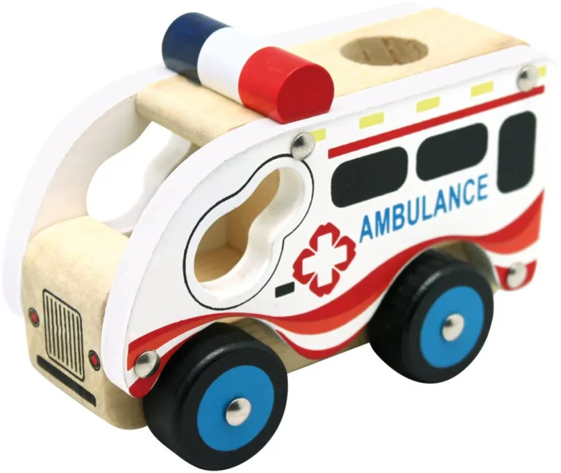 Auto Bino Drevené auto ambulancie