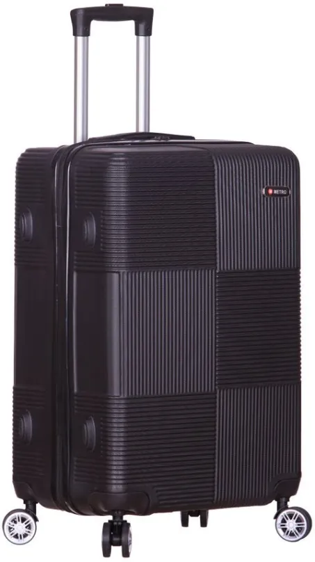 Cestovný kufor METRO LLTC3/3-M ABS - čierna