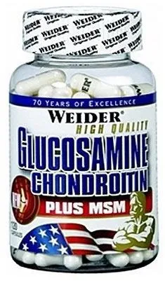 Kĺbová výživa Weider Glucosamine Chondrotin + MSM 120kapslí