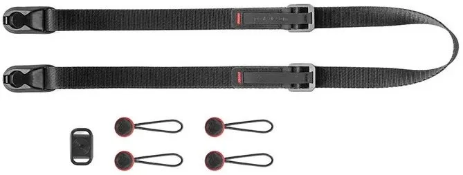 Popruh na fotoaparát Peak Design Leash Charcoal - čierna