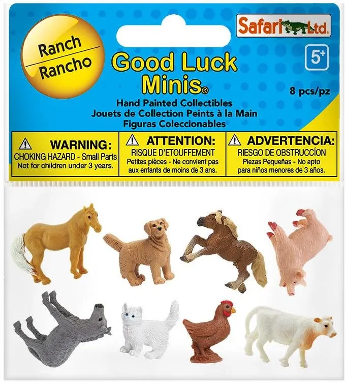 Set figúrok a príslušenstva Safari Ltd. Good Luck Minis Funpack - Ranč