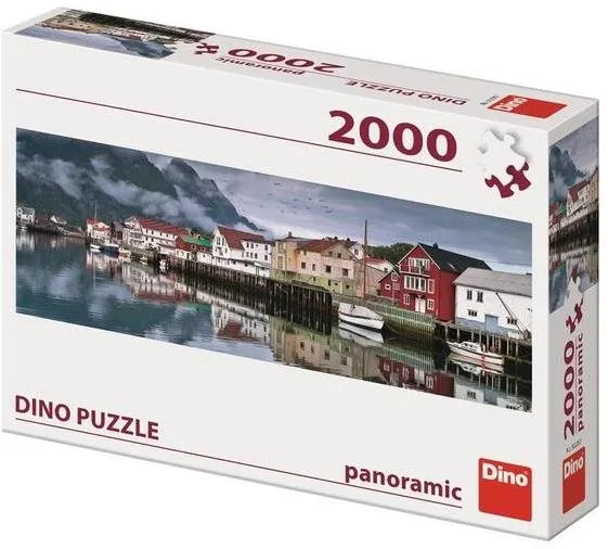 Puzzle Dino rybárska dedina 2000 panoramic