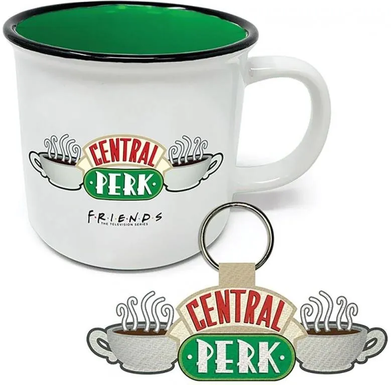 Hrnček a kľúčenka Friends - Central Perk