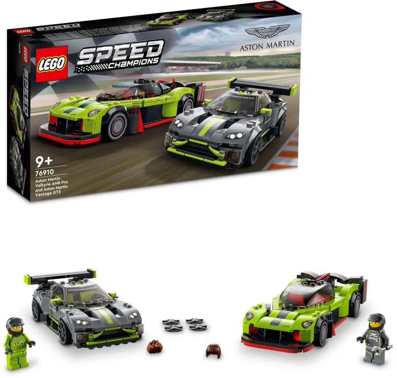 LEGO stavebnica LEGO® Speed Champions 76910 Aston Martin Valkyria AMR Pro a Aston Martin Vantage GT3