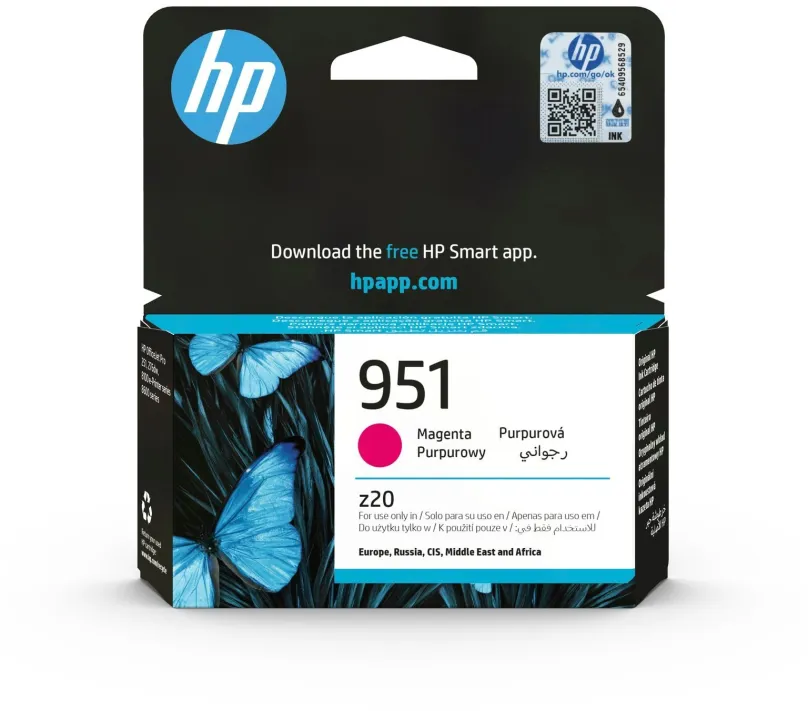 Cartridge HP CN051AE č. 951 purpurová, atramentová náplň pre tlačiarne HP OfficeJet Pro 86
