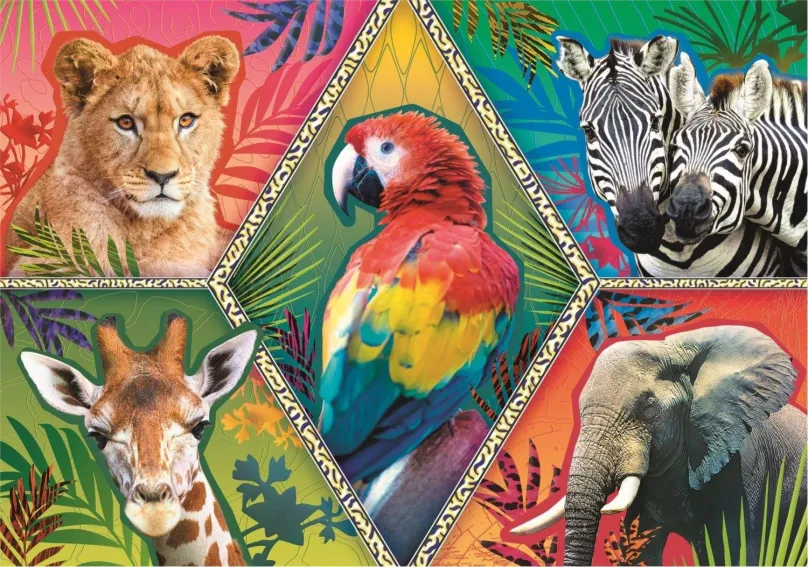 Puzzle Trefl Puzzle Animal Planet: Exotické zvieratá 1000 dielikov