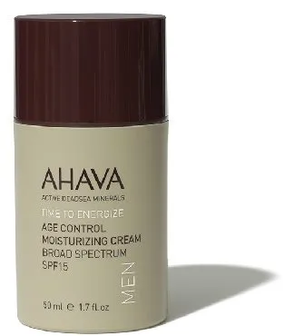 Pánsky pleťový krém AHAVA Time to Energize Age Control Moisturizing Cream SPF15 50 ml