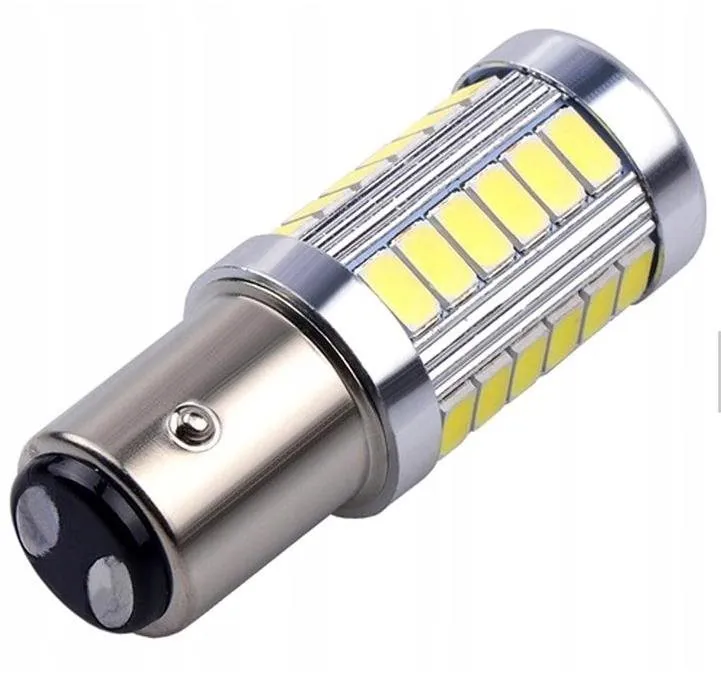 LED autožiarovka Rabel BAY15D 33 smd 5630 P21/W5 biela so šošovkou