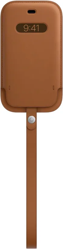 Puzdro na mobil Apple iPhone mini Kožený návlek s MagSafe sedlovo hnedý