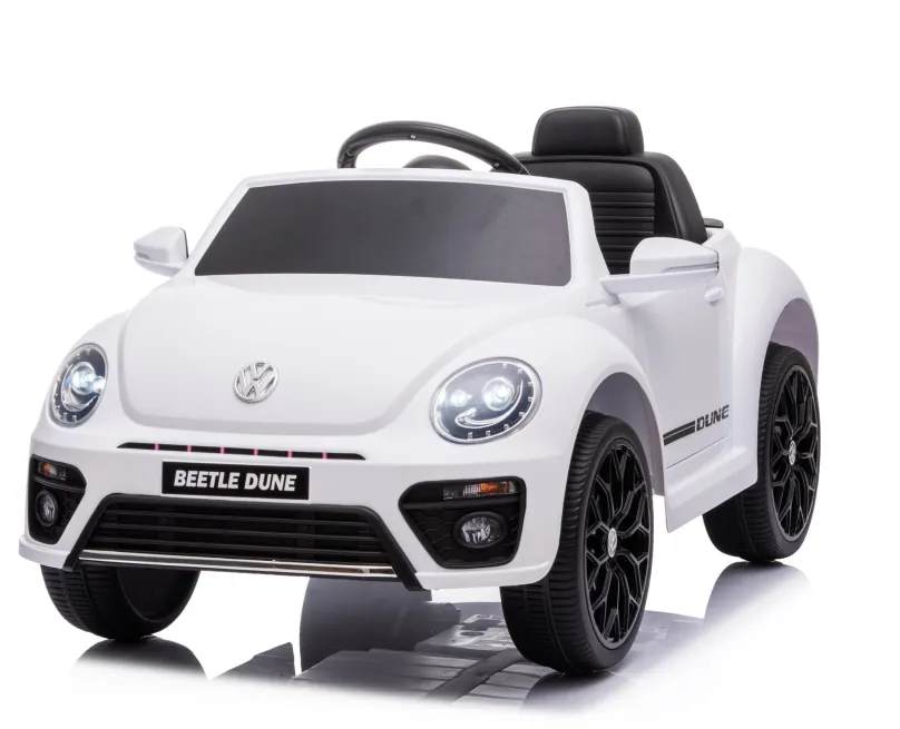 Detské elektrické auto Volkswagen Beetle - biely