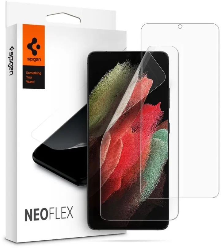 Ochranná fólia Spigen Neo Flex 2 Pack Samsung Galaxy S21 Ultra