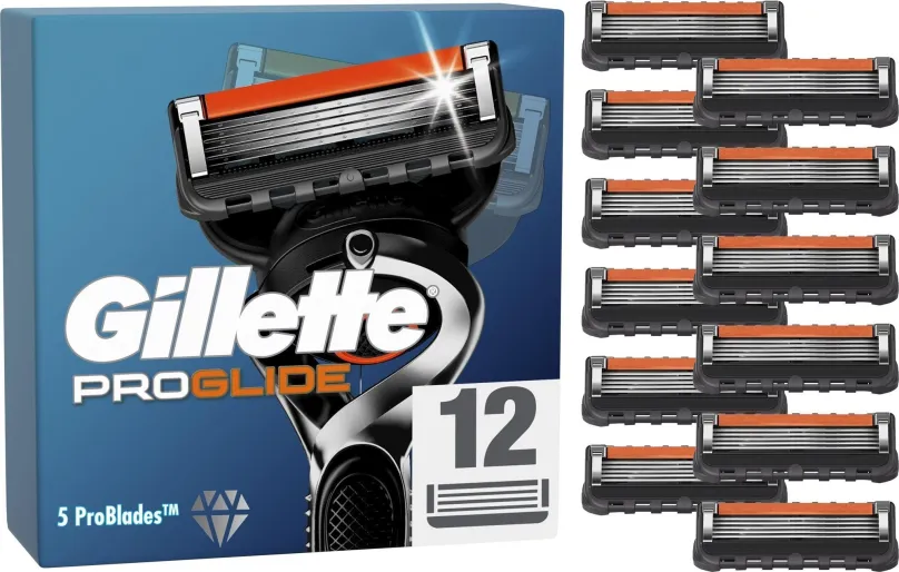 Pánske náhradné hlavice GILLETTE Fusion5 ProGlide 12 ks