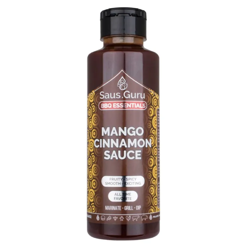 BBQ grilovacia omáčka Mango Cinnamon 500ml Saus.Guru