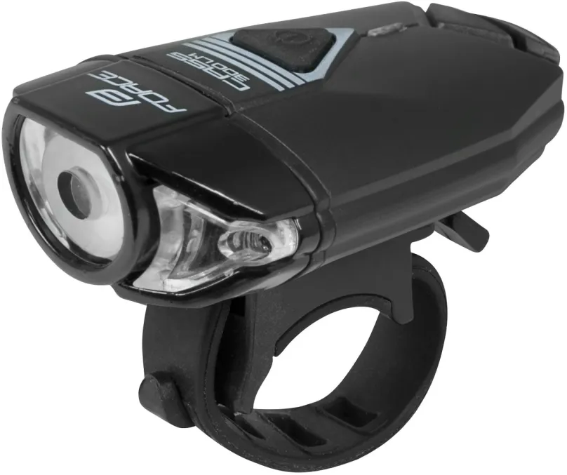 Svetlo na bicykel Force Cass 300L, USB, čierne