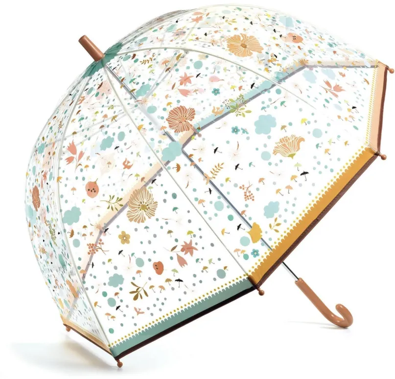 Detský dáždnik Djeco Veľký dizajnový dáždnik - Drobné kvietky