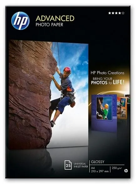 Fotopapier HP Q5456A Advanced Glossy Photo Paper A4