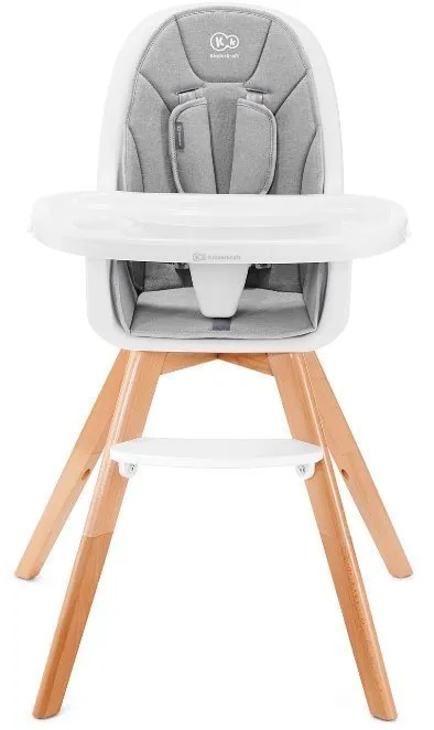 Jedálenská stolička Kinderkraft 2v1 Tixi Grey