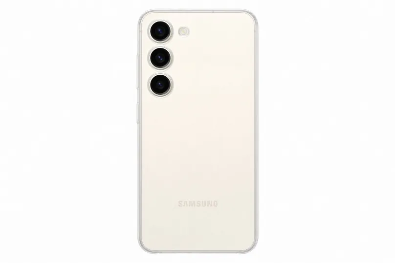 Kryt na mobil Samsung Galaxy S23 Priehľadný zadný kryt číry