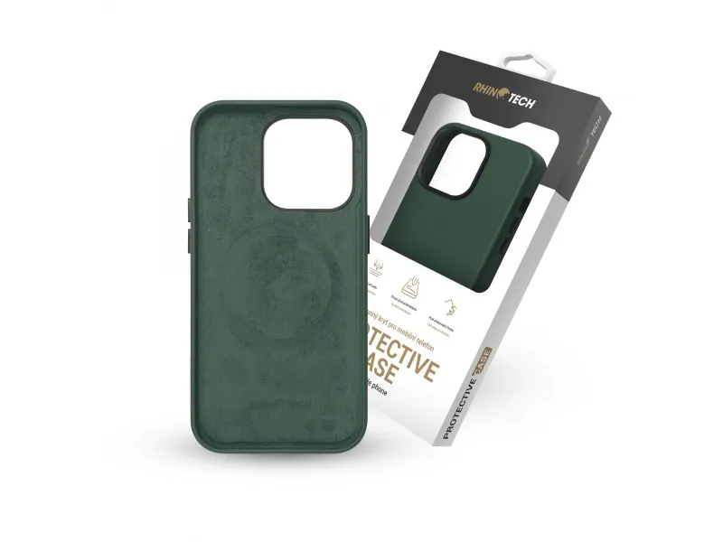 RhinoTech MAGcase Eco pre Apple iPhone 14 Pre Max tmavo zelená