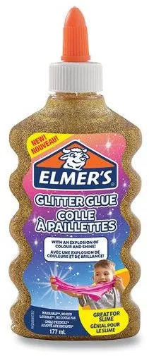 Lepidlo ELMER Glitter Glue 177 ml, zlaté