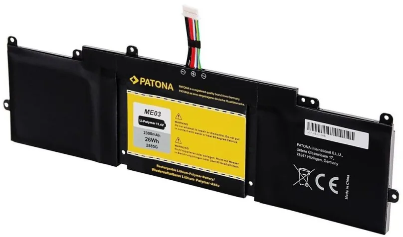 Batéria do notebooku Patona pre HP Stream 11/Stream 13 3400mAh Li-Pol 11,4 V ME03XL