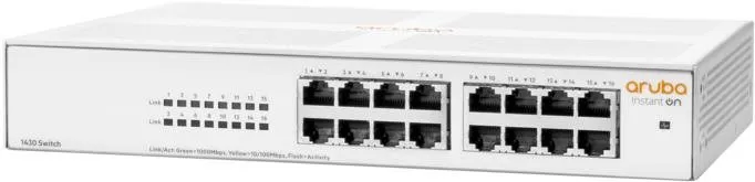 Switch HPE Aruba Instant On 1430 16G Switch, do čajky, 1x RJ-45, 16x 10/100/1000Base-T, Au