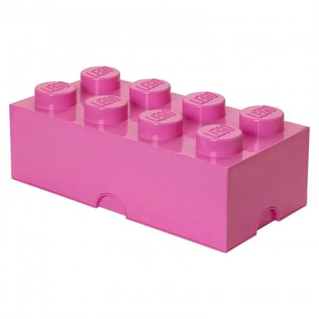 Úložný box LEGO Úložný box 8 250 x 500 x 180 mm - ružový