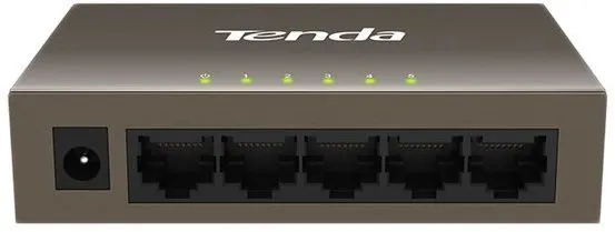 Switch Tenda TEF1005D, desktop, 5x RJ-45, 5x 10/100Base-T, prenosová rýchlosť LAN portov 1