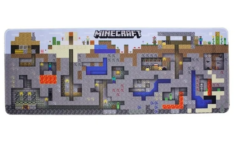 Podložka pod myš a klávesnicu Minecraft - World - Herná podložka na stôl