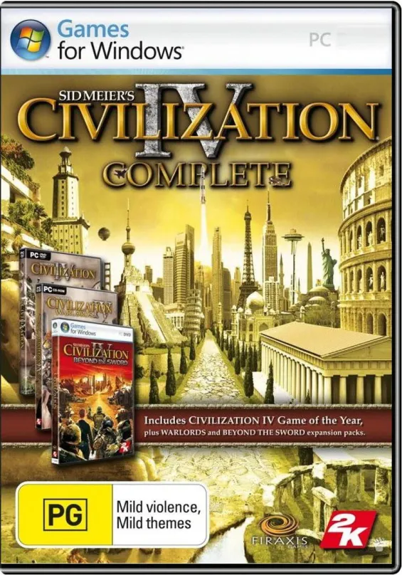 Hra na PC Sid Meier 's Civilization IV: The Complete Edition