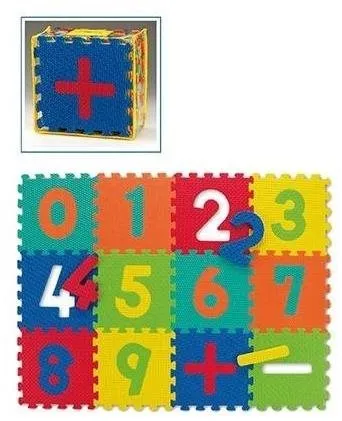 Penové puzzle Podložka detská Spartan 30x30x1, 2 cm - 12ks