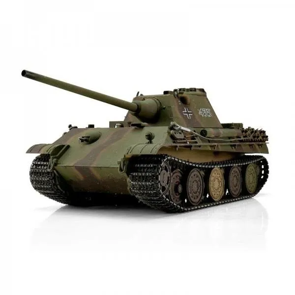 RC tank Torro Panther G - InfraRed - dym, zvuk, 90% kov, kamufláž