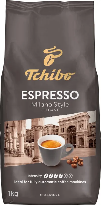 Káva Tchibo Espresso Milano Style, zrnková káva, 1000g, zrnková, 100% arabica,