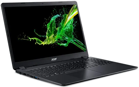 Notebook Acer Aspire 3 Shale Black, Intel Core i3 1005G1 Ice Lake, 15.6" TN matný 192