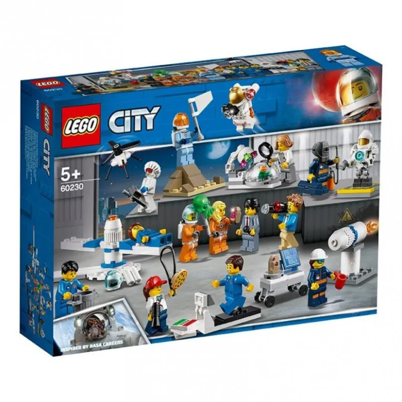 Stavebnice LEGO City Space Port 60230 Sada postáv - Vesmírny výskum