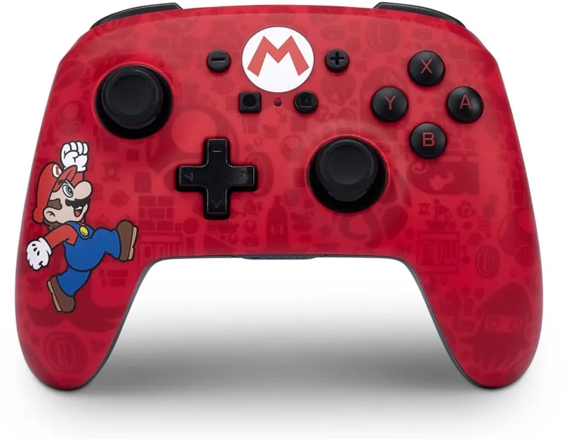 Gamepad PowerA Enhanced Bezdrôtový ovládač - Here We Go Mario - Nintendo Switch