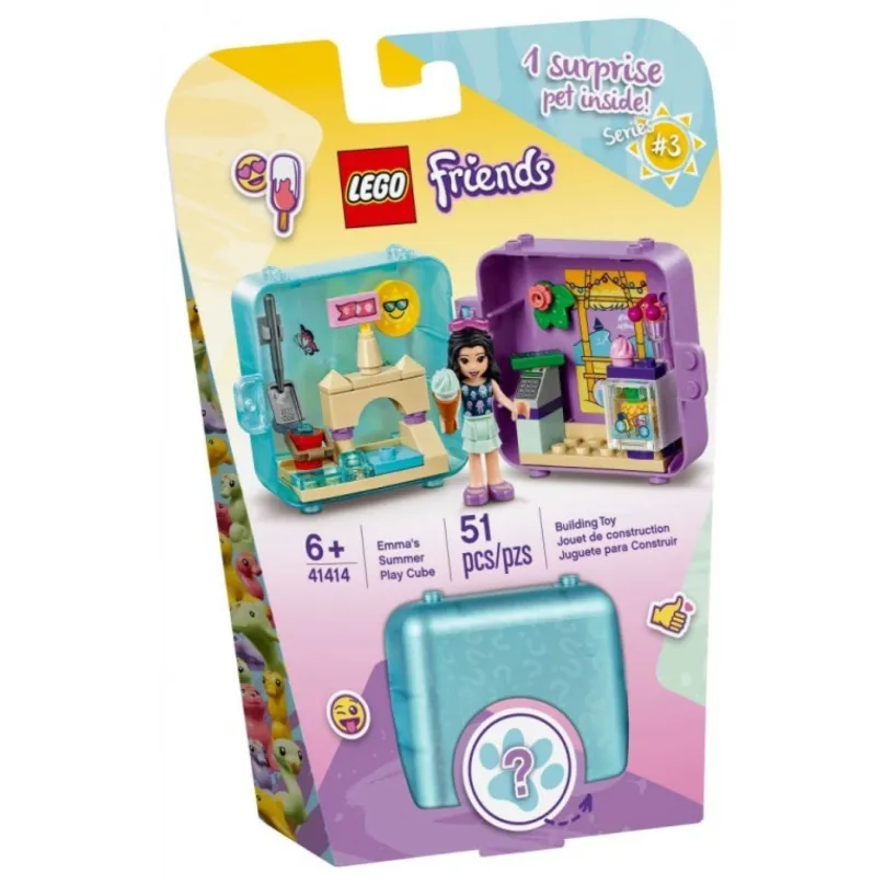 LEGO stavebnice LEGO Friends 41414 Herný boxík: Emma a jej leto