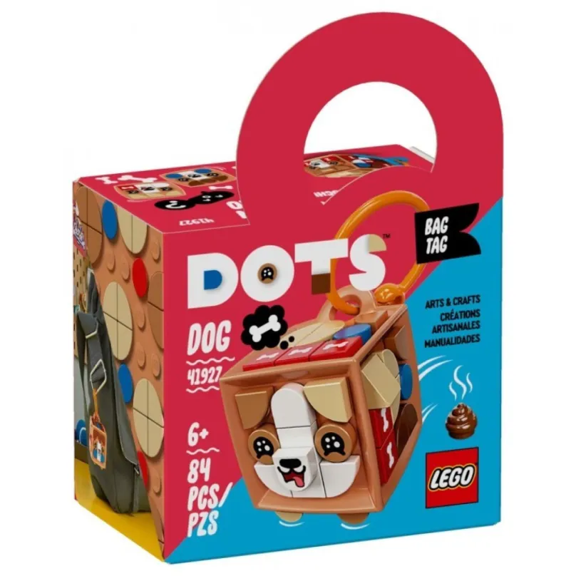 LEGO stavebnica LEGO DOTS 41927 Ozdoba na tašku - psík