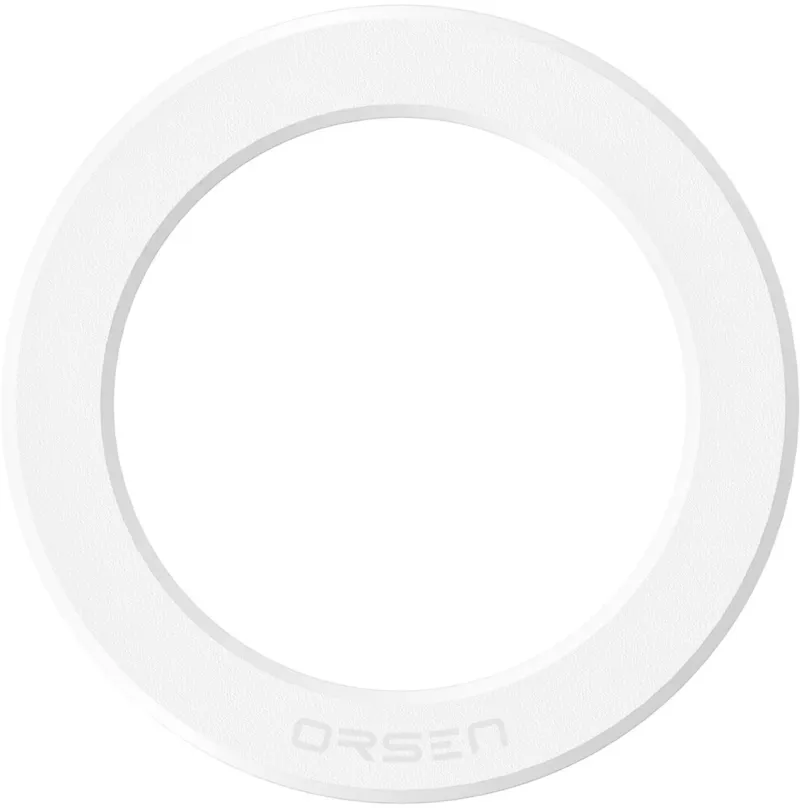 Držiak na mobilný telefón Eloop Orsen magnetic ring, white
