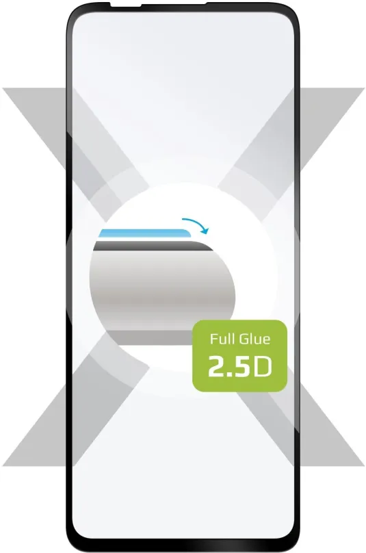 Ochranné sklo FIXED FullGlue-Cover pre Motorola Edge S/Moto G100 čierne