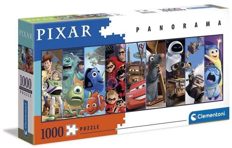 Puzzle Clementoni Panoramatické puzzle Pixar 1000 dielikov