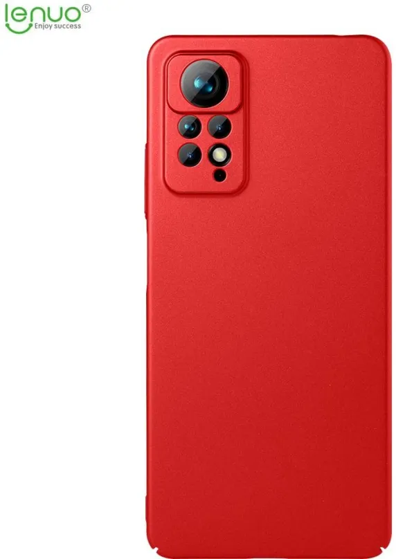 Kryt na mobil Lenuo Leshield obal pre Xiaomi Redmi Note 11 Pro/Pro 5G, červená