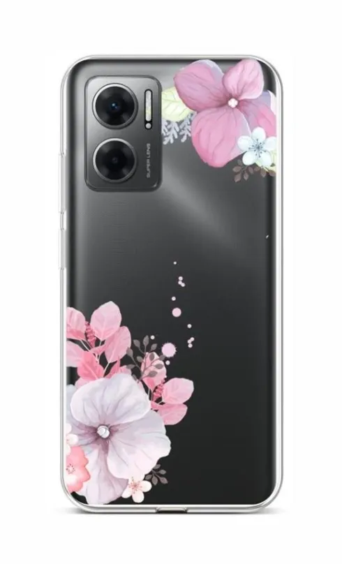 Kryt na mobil TopQ Kryt Xiaomi Redmi 10 5G Violet Blossom 86417, pre Xiaomi Redmi 10 5G, v