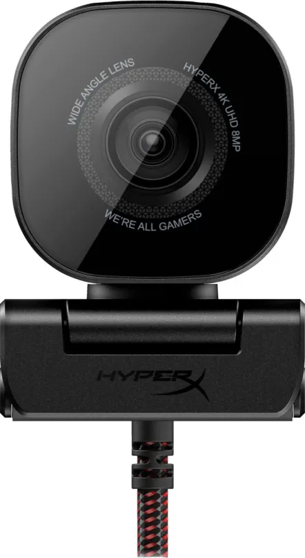 Webkamera HyperX Vision S, s rozlíšením 4K (4096 x 2160 px), fotografia až 8 Mpx, uhol záb